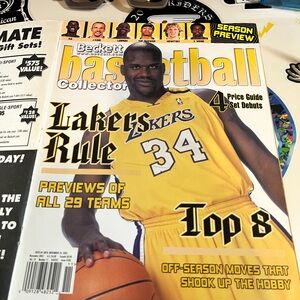 November 2003 Volume 14 Number 11 Shaquille O'Neal Beckett Basketball Collector